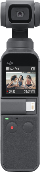 Экшн-камера DJI Osmo Pocket на стабилизаторе