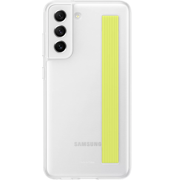 Чехол-крышка Samsung EF-XG990CWEGRU для Galaxy S21 FE с ремешком, белый - фото 1