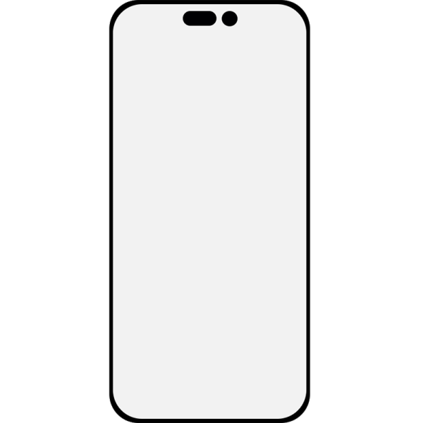 Защитное стекло Gresso для Apple iPhone 15 2.5D Full Glue (черная рамка)