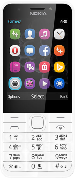 Nokia 230 Dual Sim Бело-серебристый