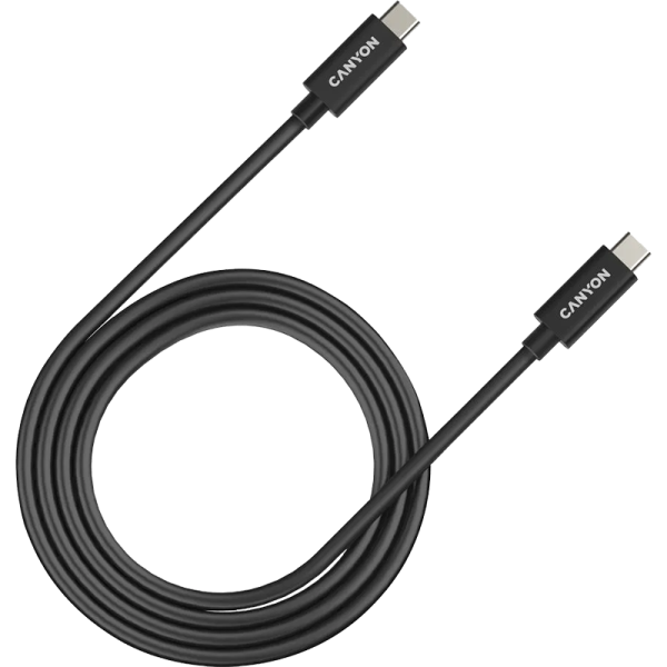 Кабель Canyon USB-C/USB-C, черный (CNS-USBC44B)