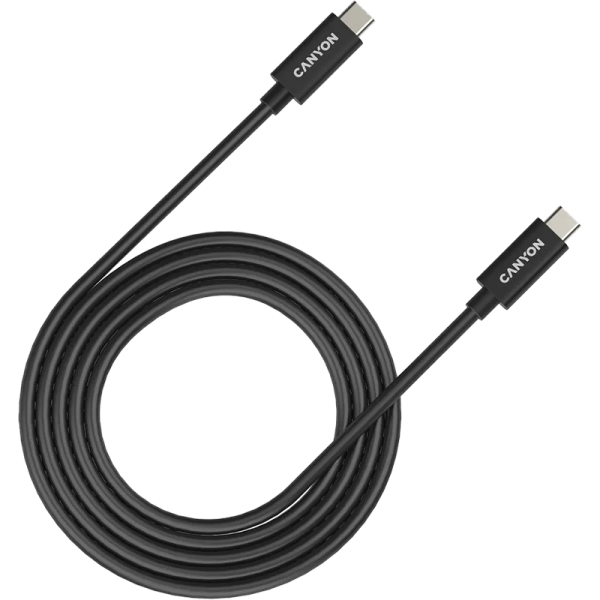 Кабель Canyon USB-C/USB-C, черный (CNS-USBC42B)