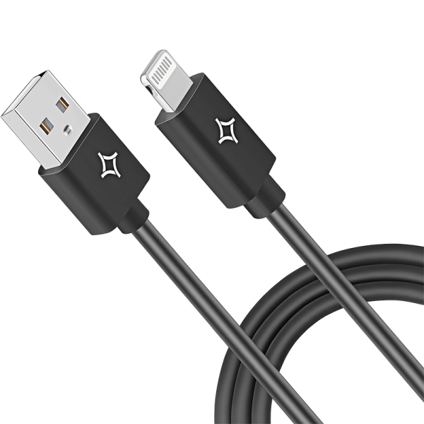 Кабель Stellarway USB A/Lightning 2,4А 1м, черный