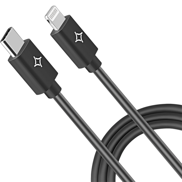 Кабель Stellarway USB-C/Lightning 2,4А 2м, черный