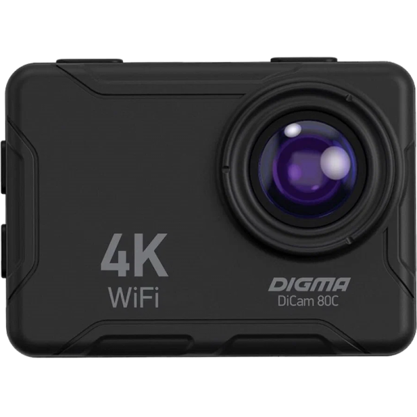 Экшн-камера Digma DiCam 80C черная