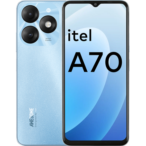 Itel A70 4/256GB Blue, цвет синий