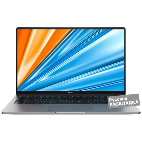 Ноутбук HONOR MagicBook X16, 2024, i5 8+512GB 16" Космический Серый (5301AHHP) DOS