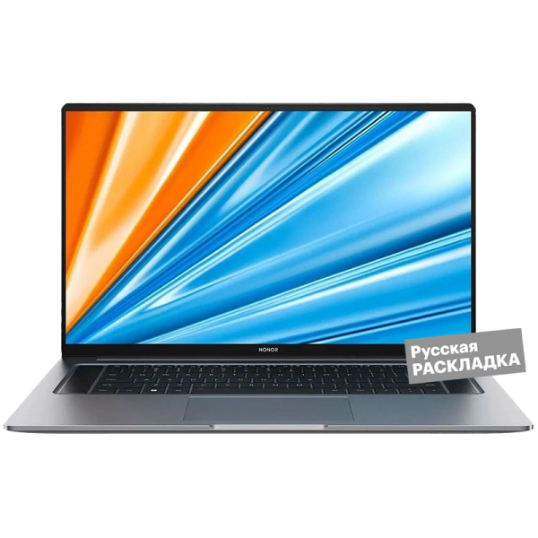 Ноутбук HONOR MagicBook X16, 2024,  i5 16+512GB 16" Космический Серый (5301AHHM) DOS