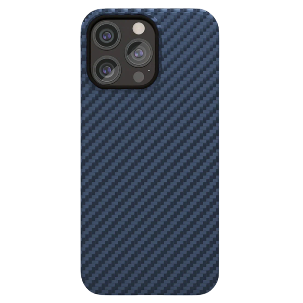 Чехол-крышка VLP Kevlar Case with MagSafe для iPhone 15 Pro Max (1058009), кевлар, темно-синий