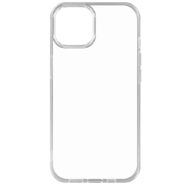 Чехол-крышка Krutoff для Apple iPhone 15, силикон, прозрачный