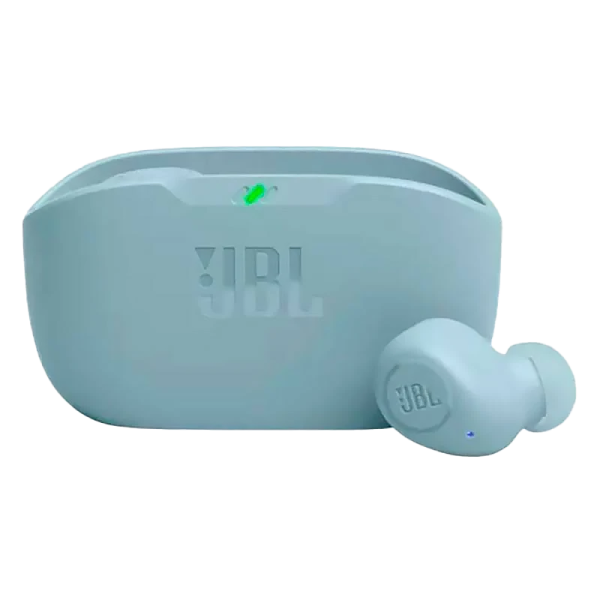 Bluetooth-гарнитура JBL Wave Buds, мятная, цвет светло-зеленый