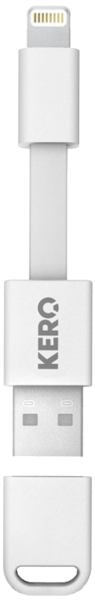 Кабель KERO USB - Lightning, белый