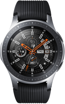 Цена Умные часы  Samsung Galaxy Watch 46mm, серебристая сталь, купить в МегаФон