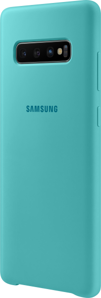 Чехол-крышка Samsung EF-PG975TGEGRU для Galaxy S10+, силикон, зеленый Чехол-крышка Samsung EF-PG975TGEGRU для Galaxy S10+, силикон, зеленый - фото 2