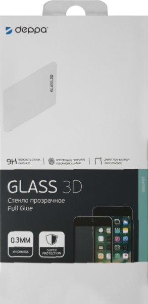 Защитное стекло Deppa для Samsung Galaxy A6 (2018) 3D Full Glue (черная рамка) Защитное стекло Deppa для Samsung Galaxy A6 (2018) 3D Full Glue (черная рамка) - фото 2
