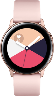 Цена Умные часы  Samsung Galaxy Watch Active, нежная пудра, купить в МегаФон