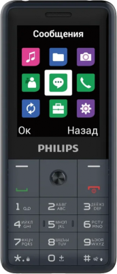Philips Xenium E169 Темно-серый
