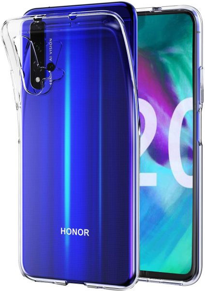 Чехол-крышка LuxCase для Honor 20, силикон, прозрачный