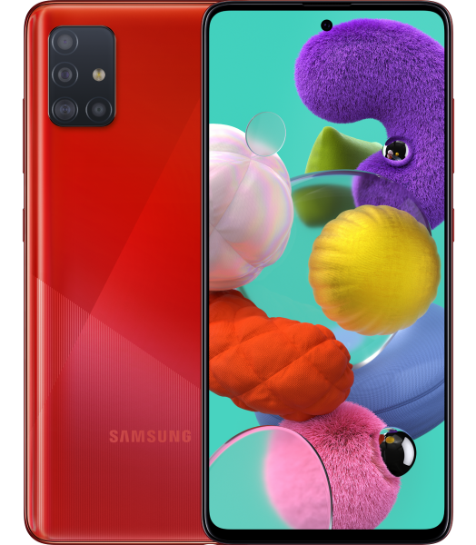 Смартфон Samsung Galaxy A51 64GB Красный - фото 2