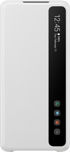 Чехол-книжка Samsung EF-ZG985CWEGRU для Galaxy S20+, полиуретан, белый Чехол-книжка Samsung EF-ZG985CWEGRU для Galaxy S20+, полиуретан, белый - фото 2