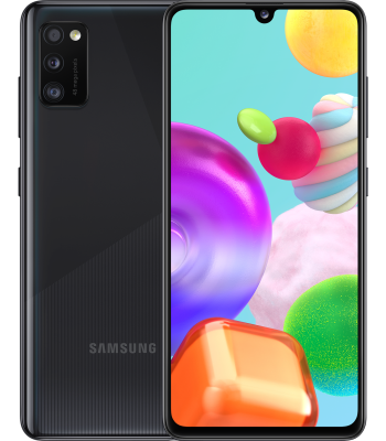 Смартфон Samsung Galaxy A41 64GB Черный - фото 1