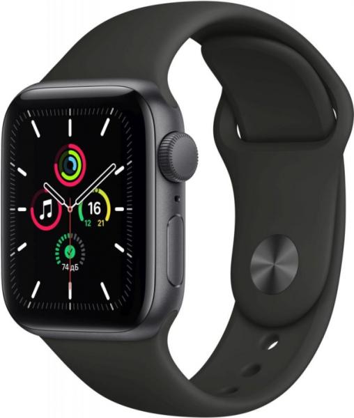Умные часы Apple Watch SE, 40 мм (Серый космос) Умные часы Apple Watch SE, 40 мм (Серый космос) - фото 2