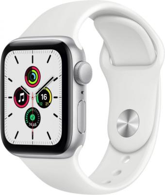 Умные часы Apple Watch SE, 40 мм (Серебристые) Умные часы Apple Watch SE, 40 мм (Серебристые) - фото 1