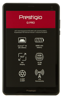Цена Prestigio Q Pro PMT4238 16Gb 4G Тёмно-серый, купить в МегаФон