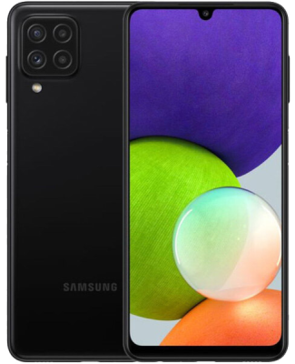 Цена Samsung Galaxy A22 64GB Черный, купить в МегаФон