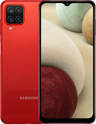 Цена Samsung Galaxy A12 2021 128GB Красный, купить в МегаФон