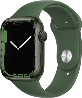 Цена Умные часы  Apple Watch Series 7, 45 мм, зеленые, купить в МегаФон