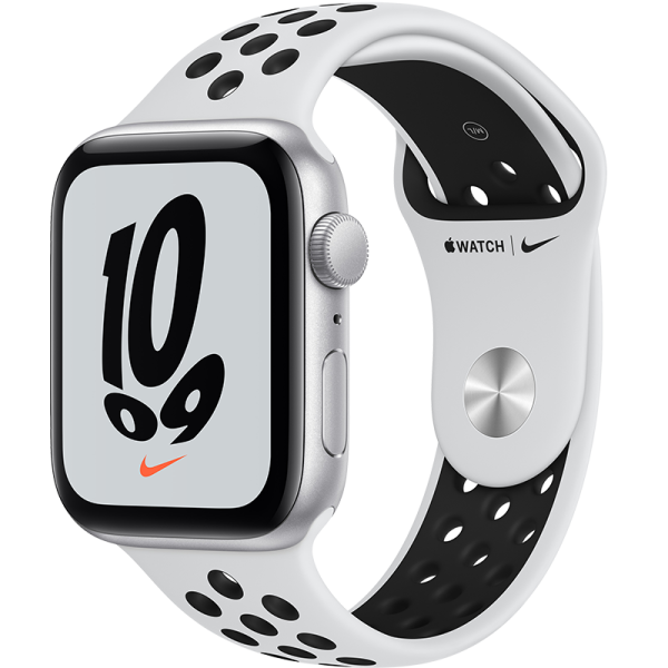 Умные часы  Apple Watch Nike SE, 44 мм, серебристые - фото 2