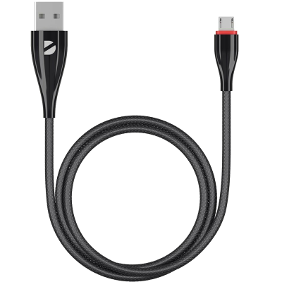 Кабель Deppa USB - micro USB, черный (1 метра)