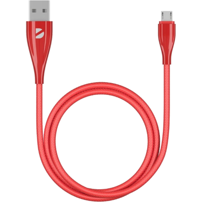 Кабель Deppa USB - micro USB, красный  (1 метра)