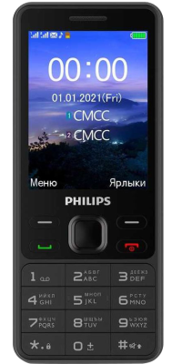 Цена Philips Xenium E185 Черный, купить в МегаФон
