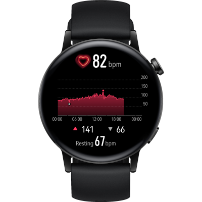 Цена Умные часы  HUAWEI Watch GT 3 42mm, черные, купить в МегаФон