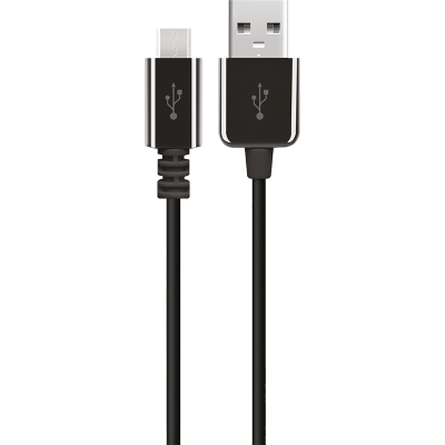 Кабель Everstone micro-USB 1м, черный