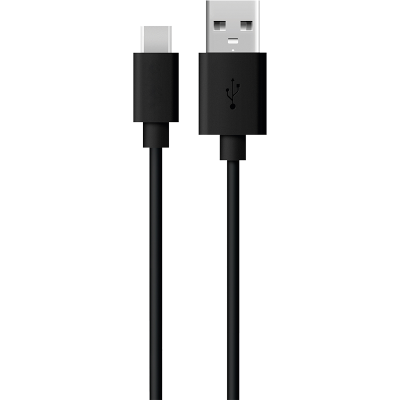 Кабель Everstone USB Type-C 2м, черный
