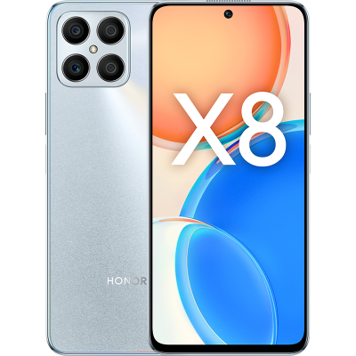 Цена HONOR X8 128GB Титановый серебристый, купить в МегаФон