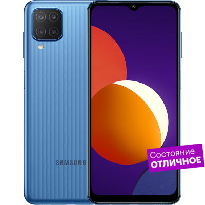 Samsung Galaxy M12 32GB Синий, Б/У, состояние - отличное