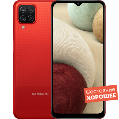 Samsung Galaxy A12 32GB Красный, Б/У, состояние - хорошее