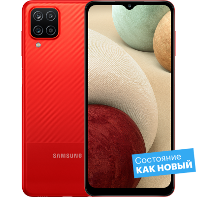 Samsung Galaxy A12 2021 64GB Красный, Б/У, состояние - как новый