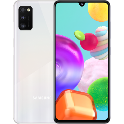 Samsung Galaxy A41 64GB Белый, Б/У, состояние - хорошее
