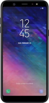 Samsung Galaxy A6+ Черный, Б/У, состояние - отличное