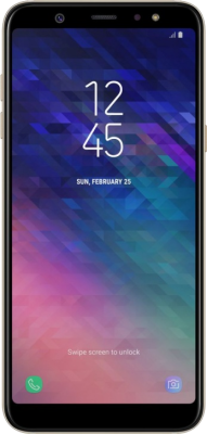 Samsung Galaxy A6+ Золотой, Б/У, состояние - хорошее