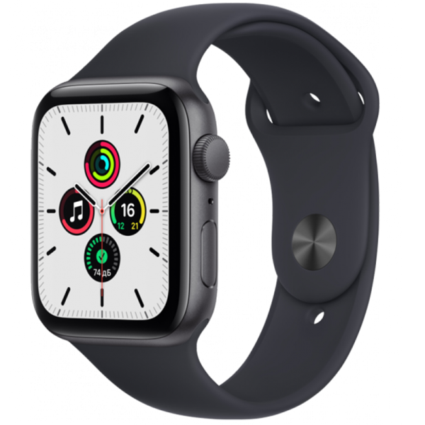 Умные часы  Apple Watch SE, 44 мм, серый космос