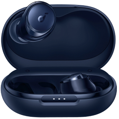 Bluetooth-гарнитура Anker Soundcore A40, синяя - фото 2