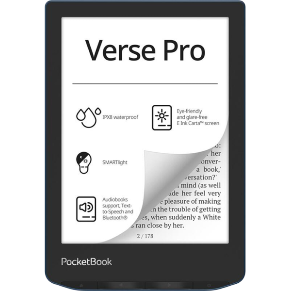 Электронная книга PocketBook 634 (PB634-A-WW), синяя