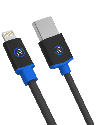 Кабель Revocharge USB - Lightning 2 метра (черный)