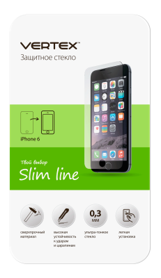 Защитное стекло Vertex для iPhone 6 Plus